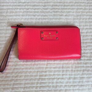 Kate Spade Bright Pink Wristlet